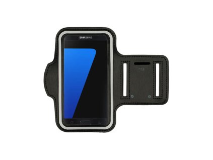 5.5 - 6.0"-os futó, tépőzáras sport tok karra, (belméret kb: 9,7cm x 16,4cm), fekete