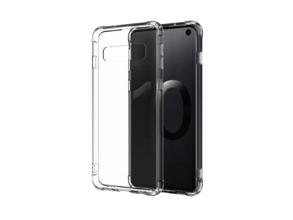 Huawei Y6, (2018), Y6 Prime (2018), Ultra Slim Anti Shock 0,5mm gumis hátlaptok (ujjlenyomat nyílással), átlátszó