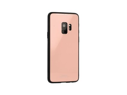 Vennus Glass Case üveges hátlaptok Huawei Y6, (2018), Y6 Prime (2018) típusú készülékre (nincs ujjlenyomat nyílás), pink