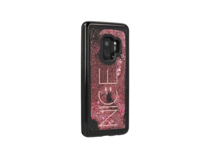 Samsung Galaxy S8 Plus, (G955), Vennus Mirror Water, csillámos folyadékos, tükrös, gumis hátlaptok, (Nice) rose gold