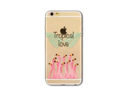 Huawei P20, (EML-L09), mintás gumis hátlaptok, flamingó 05