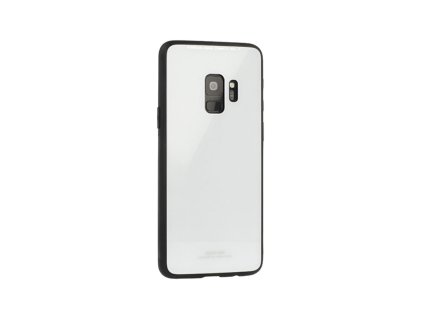 Vennus Glass Case üveges hátlaptok Xiaomi Redmi 6, Redmi 6A típusú készülékre (ujjlenyomat nyílással), fehér