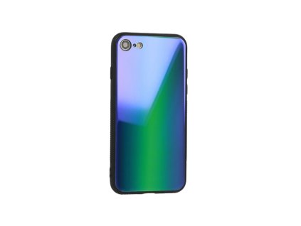 Vennus Glass Case üveges hátlaptok Samsung Galaxy A6 (2018), (A600) típusú készülékre, kék-zöld