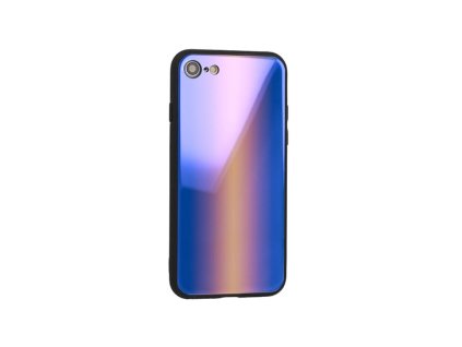 Vennus Glass Case üveges hátlaptok Samsung Galaxy A6 Plus (2018), (A605), J8 (2018) (J800) típusú készülékre, kék-sárga