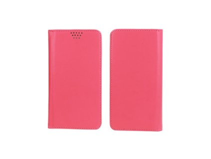 Univerzális 5.0"-os, oldalra nyíló flip tok (148mm * 72mm), pink