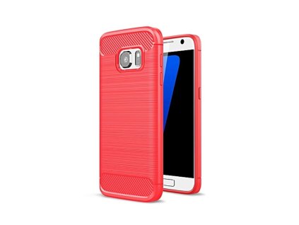 Carbon Armor hátlaptok Huawei P20 Lite típusú készülékre, piros