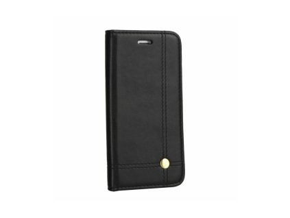 Samsung Galaxy A20 (A205), A30 (A305), Prestige oldalra nyíló flip tok (műbőr bevonatos), fekete