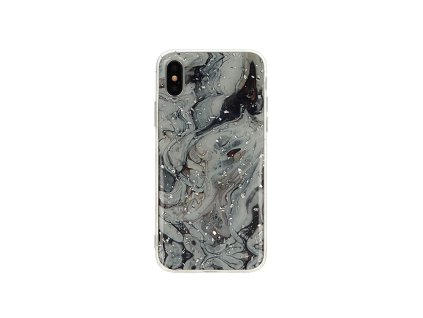 Samsung Galaxy A20 (A205), A30 (A305), Vennus Stone, ásvány mintás, csillámos, gumis hátlaptok műgyantás betéttel, Design 02