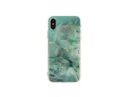 Samsung Galaxy A20 (A205), A30 (A305), Vennus Stone, ásvány mintás, csillámos, gumis hátlaptok műgyantás betéttel, Design 03