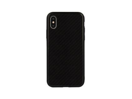 Vennus Carbon Glass üveges hátlaptok Nokia 7.1 Plus típusú készülékre, fekete