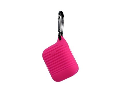 Apple AirPods védő szilikon tok typ 02, pink