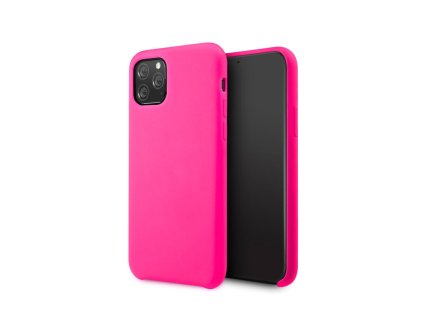 Xiaomi Redmi 8, Silicone Lite gumírozott matt hátlaptok, pink