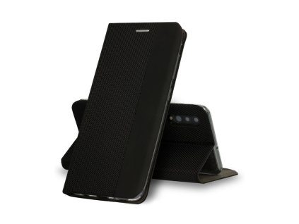 Samsung Galaxy S20 Ultra, (G988), Book Vennus Sensitive, oldalra nyíló flip tok, fekete