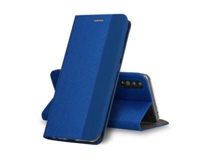 Samsung Galaxy S20 Plus, (G985), Book Vennus Sensitive, oldalra nyíló flip tok, kék