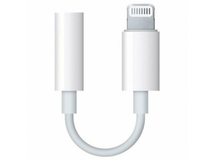Apple EarPods gyári típusú átalakító kábel MMX62ZM/A (3.5mm jack-ről - Lightning-re), fehér