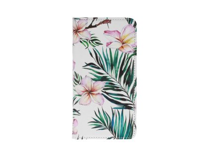 Book Smart Flower oldalra nyíló flip tok Samsung Galaxy A42 5G, (A426B) típusú készülékhez, Design 1