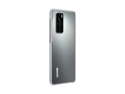Huawei P40, PC Clear Case, gyári műanyag hátlaptok (51993731), átlátszó