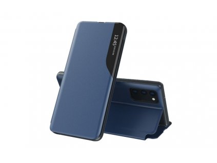 Samsung Galaxy A32 4G, (A325), Book Smart View, oldalra nyíló aktív flip tok, kék
