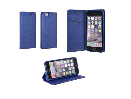 Book Smart oldalra nyíló flip tok Samsung Galaxy Xcover 5 (G525) típusú készülékhez, kék