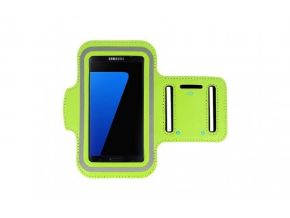 5.5 - 6.0"-os futó, tépőzáras sport tok karra, (belméret kb: 9,7cm x 16,4cm), világos zöld