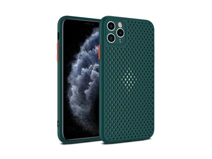 Breath lyukacsos hátlaptok Samsung Galaxy A51, (A515) típusú készülékhez, sötét zöld