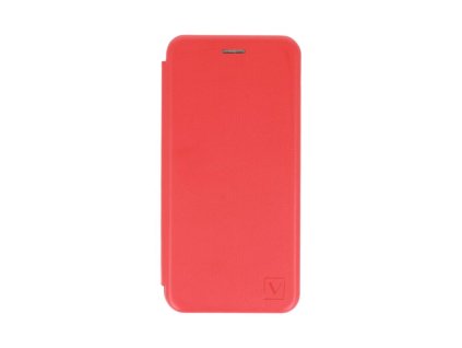 Apple iPhone 13 Pro, (6.1), Elegance oldalra nyíló flip tok (műbőr bevonatos), piros