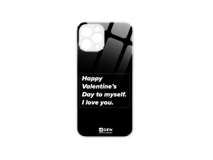 Apple iPhone 12 Pro Max, (6.7), 4Gen fehér üvegtok, Anti-Szerelmes 08