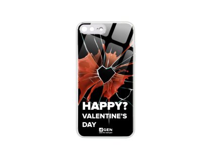 Apple iPhone 7 Plus, 8 Plus (5.5), 4Gen fehér üvegtok, Anti-Szerelmes 11