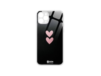 Apple iPhone 11 Pro (5.8), egyedi 4Gen fehér üvegtok, Szerelmes 06