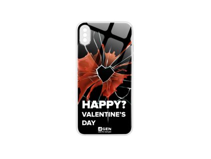 Apple iPhone XS Max, (6.5), 4Gen fehér üvegtok, Anti-Szerelmes 11