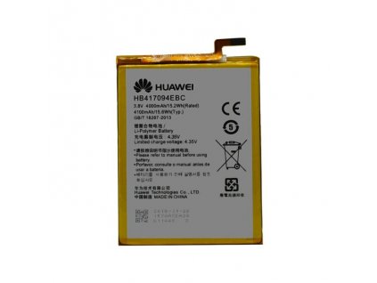 Huawei Mate 7 gyári típusú akkumulátor, 4000 mAh (HB417094EBC)