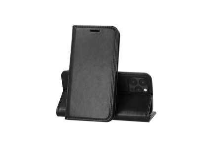 Samsung Galaxy A53 5G, (A536B), Book Magnet Elite, oldalra nyíló bőr flip tok, fekete
