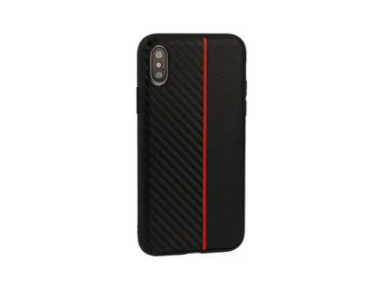Samsung Galaxy S10, (G973), Moto Carbon gumis hátlaptok, piros