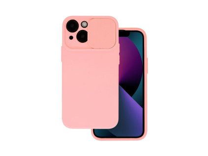 Apple iPhone 14 Plus, (6.7), Camshield Soft szilikon hátlaptok, lazac