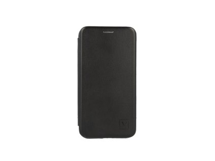 Apple iPhone 14 Pro Max, (6.7), Elegance oldalra nyíló flip tok (műbőr bevonatos), fekete