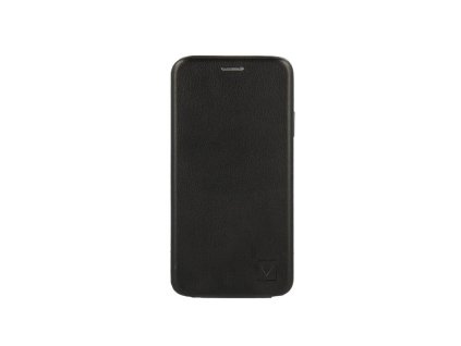 Apple iPhone 14 Plus, (6.7), Elegance lefelé nyíló flip tok (műbőr bevonatos), fekete