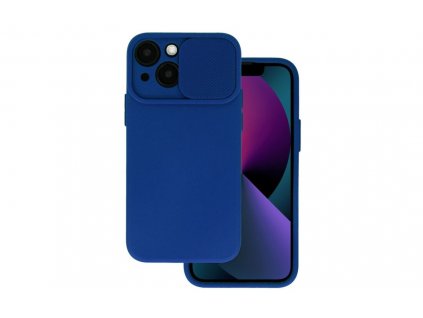 Apple iPhone 11, (6.1), Camshield Soft szilikon hátlaptok, sötét kék
