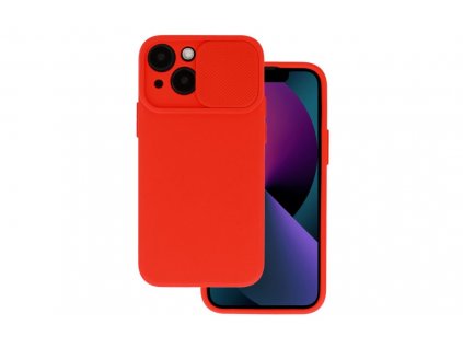 Samsung Galaxy A22 5G, (A226), Camshield Soft szilikon hátlaptok, piros