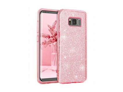 3in1 Glitter csillámos hátlaptok Samsung Galaxy A13 5G, A04s (A136, A047) típusú készülékre, pink