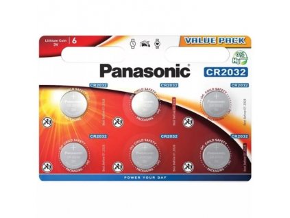 Panasonic Pro Power alkáli tartós gombelem 3V CR2016 (6 darabos)