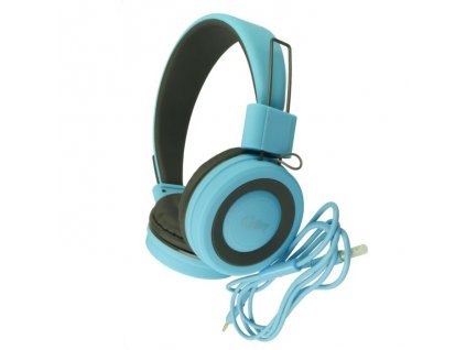 GJBY sztereó mikrofonos fejhallgató, headset, (GJ-14) (3,5mm jack), kék