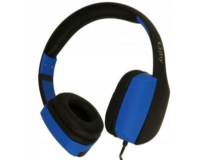GJBY sztereó mikrofonos fejhallgató, headset, (GJ-24) (3,5mm jack), kék