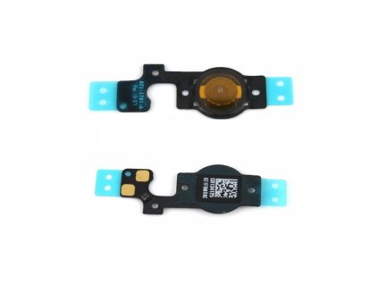 Apple iPhone 5c, gyári home gombos átvezető fólia (Flex, szalagkábel)