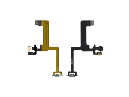 Apple iPhone 6 (4.7), gyári bekapcsoló (On/Off) gombos átvezető fólia, mikrofonnal és vakuval (Flex, szalagkábel)