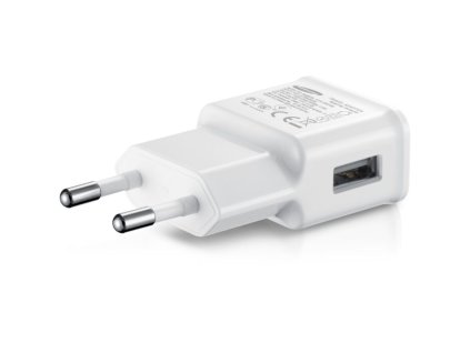 Samsung eredeti, gyári hálózati töltő adapter 2A (U90EWE), fehér