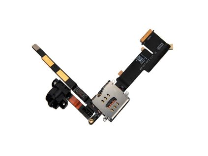 Apple iPad 2 (3G), gyári sim olvasós, headset csatlakozós átvezető fólia (audió flex, szalagkábel)