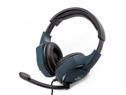 GJBY sztereó mikrofonos gamer fejhallgató, headset, (G4) (3,5mm jack), sötét kék