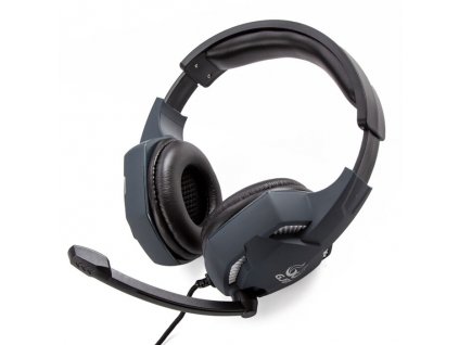 GJBY sztereó mikrofonos gamer fejhallgató, headset, (G4) (3,5mm jack), sötét szürke