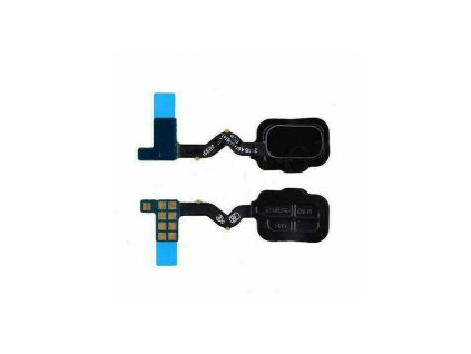 Samsung Galaxy A6 (2018), (A600), gyári, eredeti ujjlenyomat olvasós átvezető fólia (Flex, szalagkábel), fekete