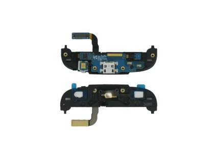 Samsung Galaxy Ace 4 (G357), gyári, eredeti töltőcsatlakozós (Micro USB), mikrofonos, home gombos és alsó érintő gombos átvezető fólia (Flex, szalagkábel)